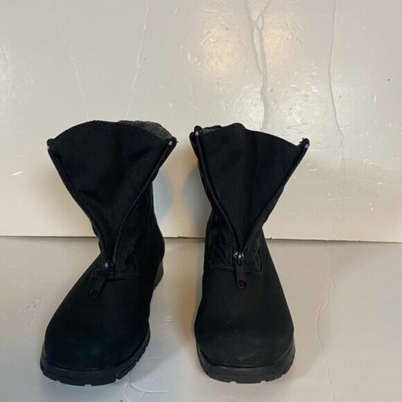 Toe Warmers Black Women’s Waterproof Alyssa Winter Boots Size 7.5 W - Picture 4 of 13